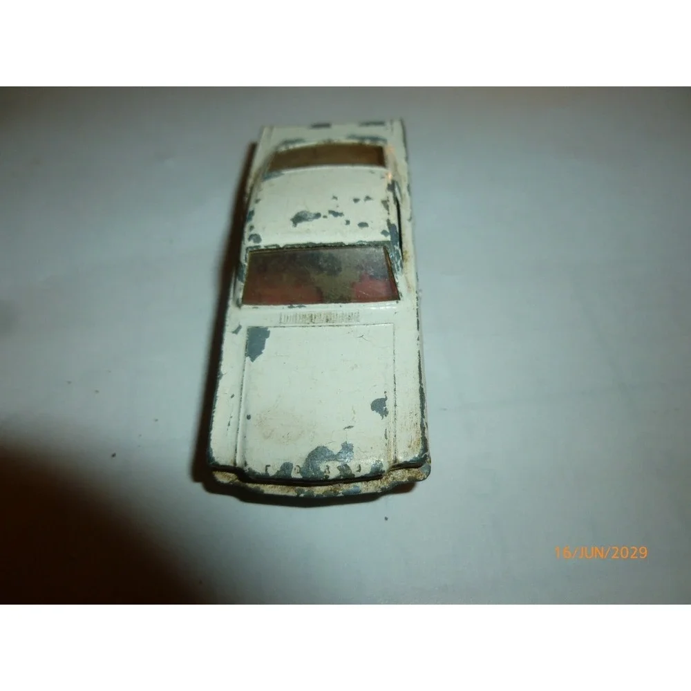 Matchbox Lesney Police Car Wagon Diecast Metal No 55 Superfast White